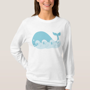Wal und Wellen T-Shirt