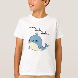 Wal, Wal, Wal Süßes Meerestier Wortspiel T-Shirt
