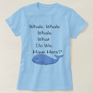 Wal-Wortspiel-T-Shirt T-Shirt