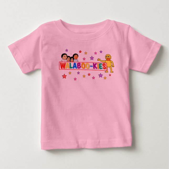 Walabookies Box Star Kinder T-Shirt (Vorderseite)