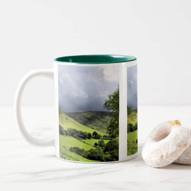 WALANSICHT ZWEIFARBIGE TASSE (Mit Donut)
