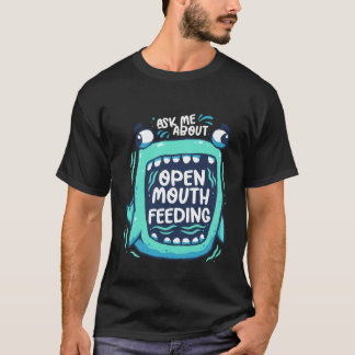 Walbeobachtung Fragen Sie mich über das Fressen mi T-Shirt