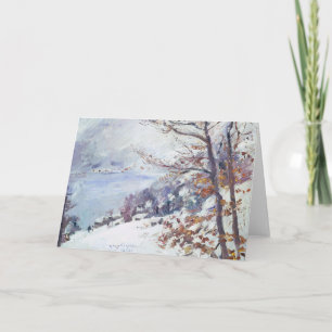 Walchensee im Winter   Lovis Corinth Karte