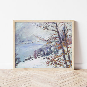 Walchensee im Winter   Lovis Corinth Poster