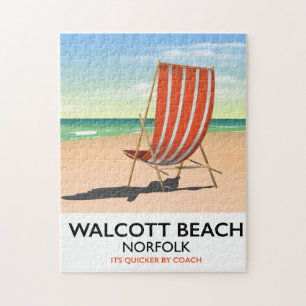 Walcott Beach, Norfolk-Poster Puzzle