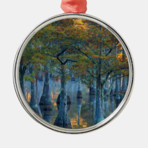 Wald aus Teichzypressen Ornament Aus Metall