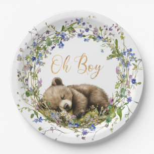 Wald-Baby-Bär-Baby-Party-Papierteller Pappteller