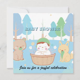 Wald-Baby-Shower-Einladung  Einladung