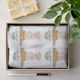 Wald-Baby-Shower-Paket Schafe Seidenpapier
