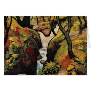 Wald Bach von August Macke Vintage Expressionismus