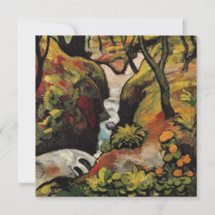 Wald Bach von August Macke Vintage Expressionismus