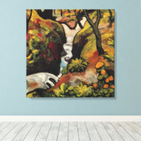Wald Bach von August Macke Vintage Expressionismus