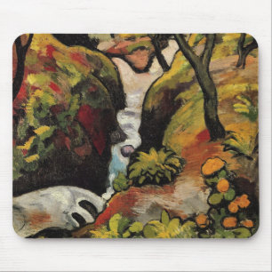 Wald Bach von August Macke Vintage Expressionismus Mousepad