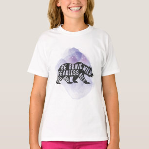 Wald-Bärenliebhaber-Silhouette T-Shirt