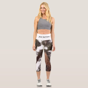 Wald, Baum Capri Leggings
