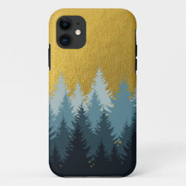 Wald Bäume Goldene Landschaft Case-Mate iPhone Hülle