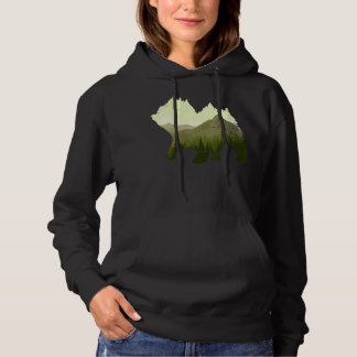 Wald Bäume im Freien Natur Tierwelt Hoodie