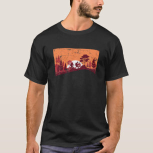 Wald Bäume Wandern Landschaft Außenbereich Wandern T-Shirt