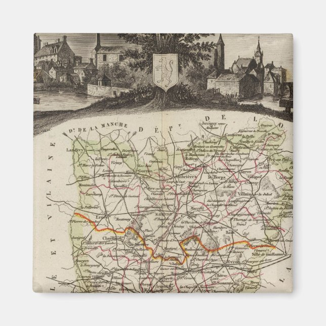 Wald, Bezirksgrenzen Magnet (Vorne)