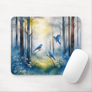 Wald Blaurücken-Szenerie Wald Mousepad