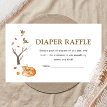 Wald-Boho-Baby-Party-Windel-Raffel