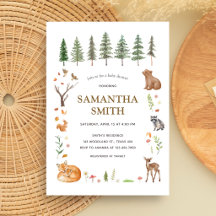 Wald Boho Baby Shower