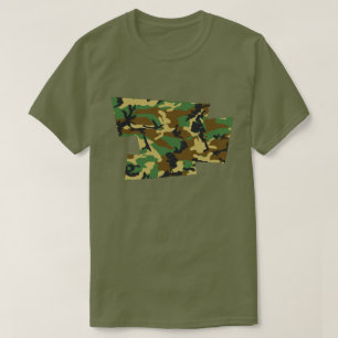 Wald Camouflage-Muster Blown Pixel T-Shirt
