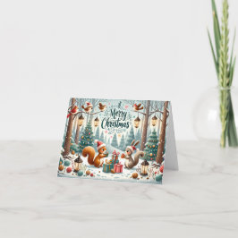 Wald Critters Karte