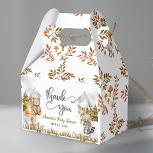 Wald Danke Waldtiere Baby Shower Geschenkschachtel
