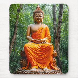 Wald der Ruhe: Das Heiligtum des Buddha Mousepad