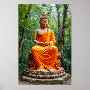 Wald der Ruhe: Das Heiligtum des Buddha Poster