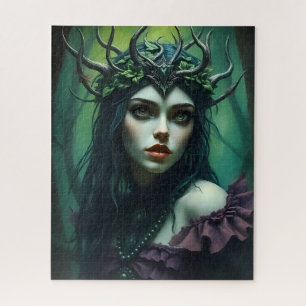 Wald-Dryaden-Königin - Mystische Natur-Fantasy Puzzle