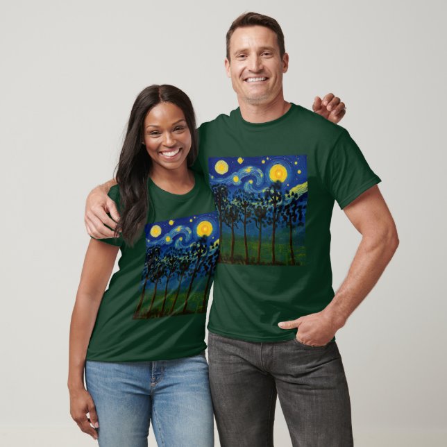 Wald Echos der Unendlichkeit - Eine Waldlandschaft T-Shirt (Unisex)