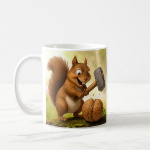 "Wald-Eichhörnchen Nussknacker Kaffeetasse