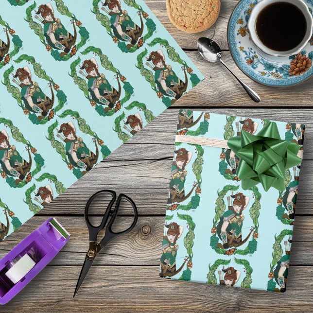Wald Elf Fantasy Geschenkpapier (Von Creator hochgeladen)