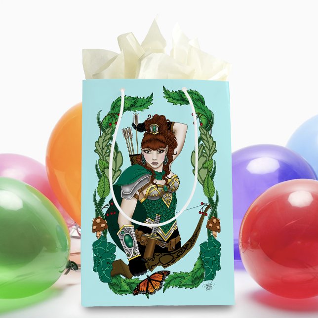 Wald Elf Fantasy Mittlere Geschenktüte (Von Creator hochgeladen)