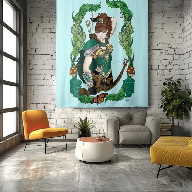 Wald Elf Fantasy Wandteppich (Von Creator hochgeladen)
