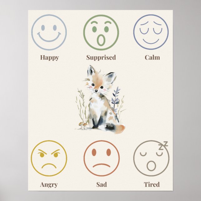 Wald-Emotionen Poster (Vorne)