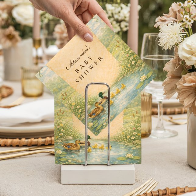 Wald-Enten-Baby-Party Serviette (Von Creator hochgeladen)