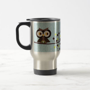 Wald-Eule 0,44 l Edelstahl-Reisebecher Tasse