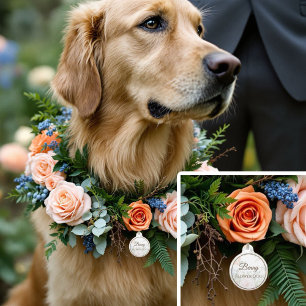 Wald-Eulen-Hochzeit Haustiermarke