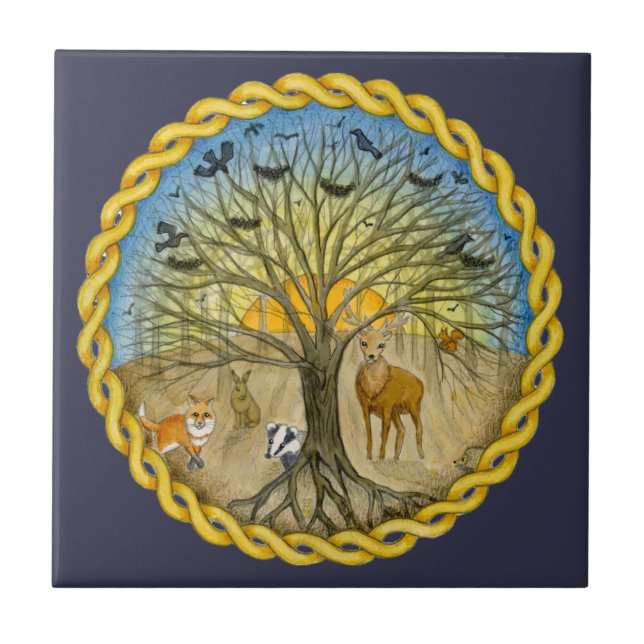 Wald Fliese (Vorderseite)