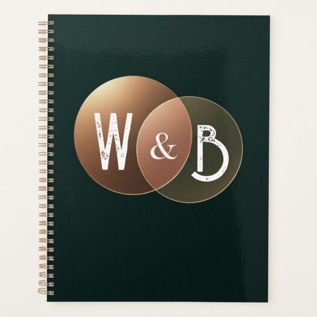 Wald-Fokus-Geometrischer-Umriss-Cover Planer (Vorderseite)