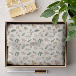 Wald-Forst-Baum-Geschenkpapier Seidenpapier