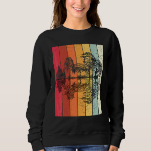 Wald Förster Vintage Retro Natur Wanderer Sweatshirt