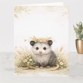 Wald Freund Waldopossum Karte