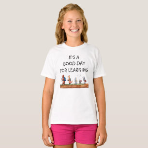 Wald Freunde Zurück zur Schule Wasserfarben  T-Shirt