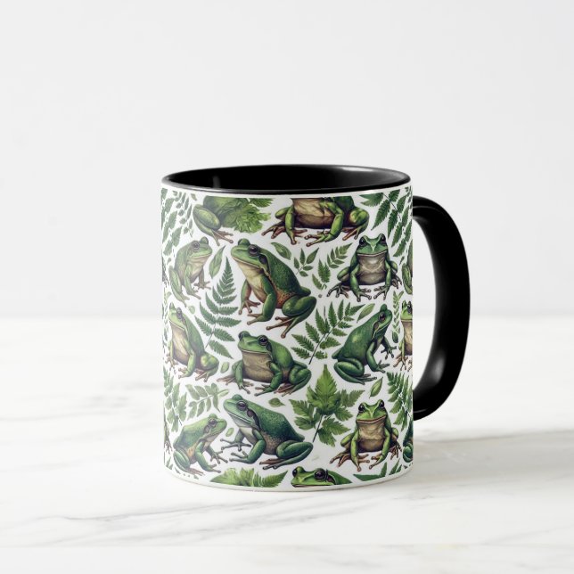 Wald Frösche Tasse (VorderseiteRechts)