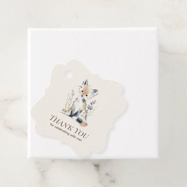 Wald-Fuchs-Dankeschön-Anhänger Geschenkanhänger (Beispiel)