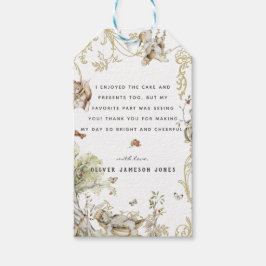 Wald | Geburtstagsparty Danke Geschenkanhänger